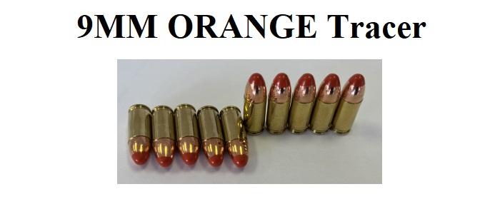 9MM Orange Tracer Ammo