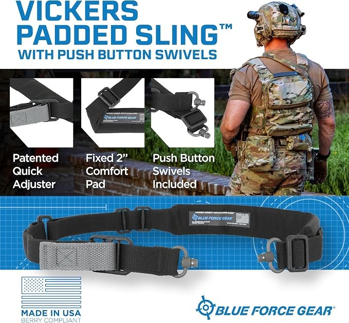 Vickers 221 Two Point To One Point Padded Sling (copy)