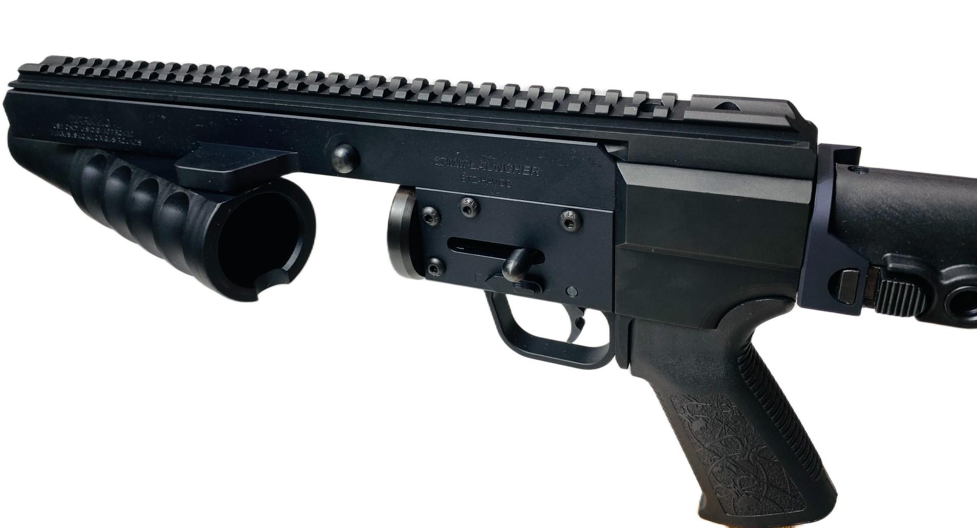 37MM Side Loading Stand Alone 12" Launcher With Side Folding Stock