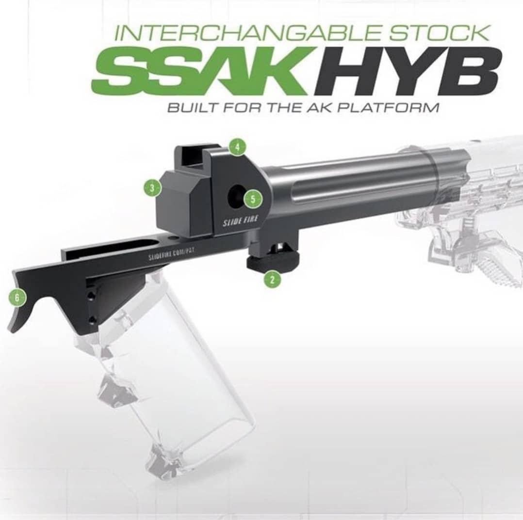 Slide Fire AK Bump Stock SSAK-47 HYB (AKM)