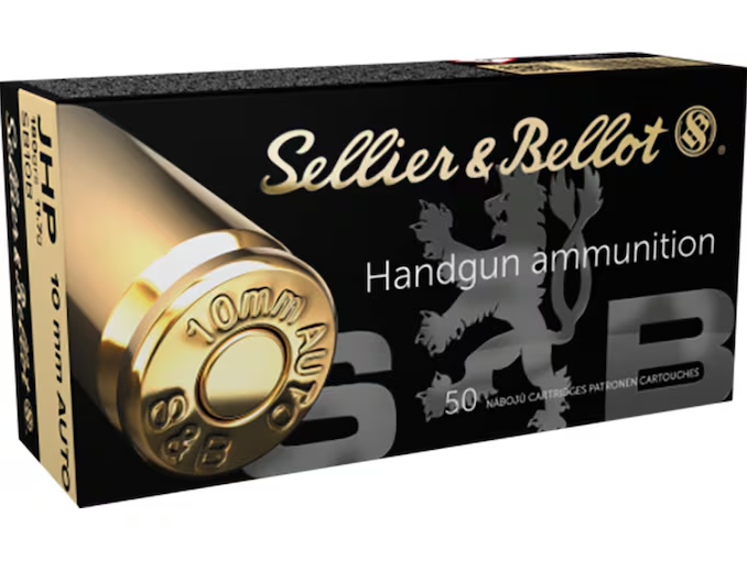 10MM Sellier & Bellot 180 Grain JHP - 50rds