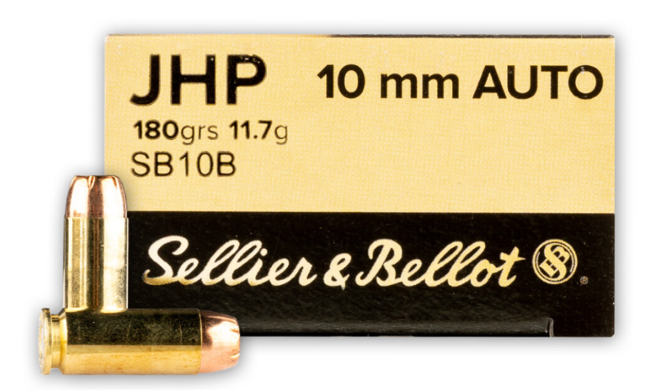 10MM Sellier & Bellot 180 Grain JHP - 50rds