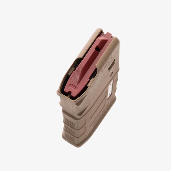 Magpul .308 20 Round Magazine, Marine Coyote Tan, Windowed