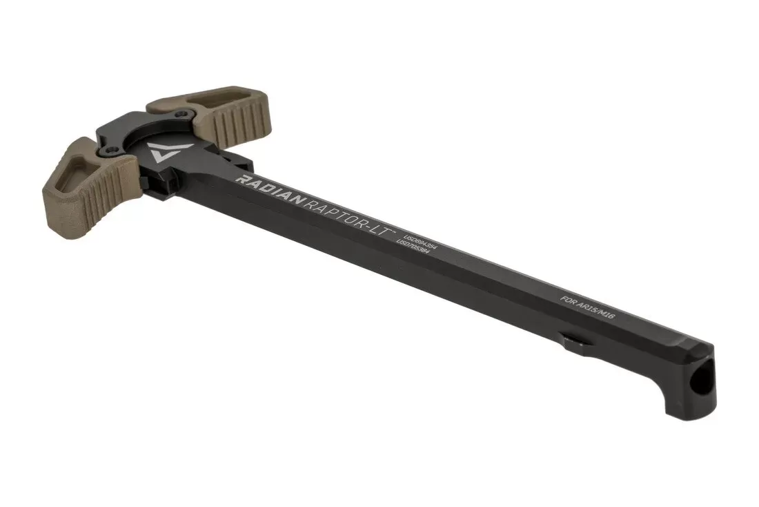 Radian Raptor-LT Ambi Charging Handle FDE 5.56/.300 Blackout