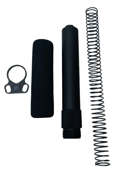 AR-15 Pistol Buffer Tube with Buffer Spring