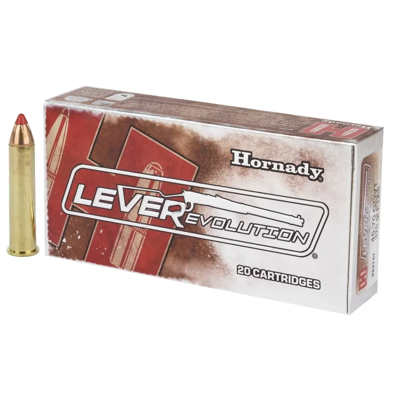 45-70 Hornady LEVERevolution GOVT 325 Grain FTX 20rds