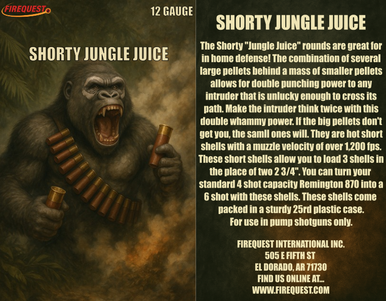 12 Gauge Shorty Jungle Juice - 3 Pack