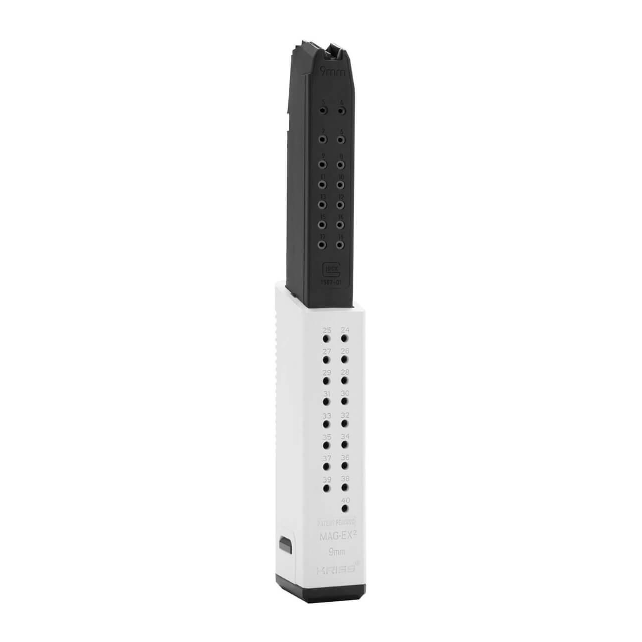 Kriss Mag, Glock G17,G19X,G34,G45,G47 9mm 40 Round, White